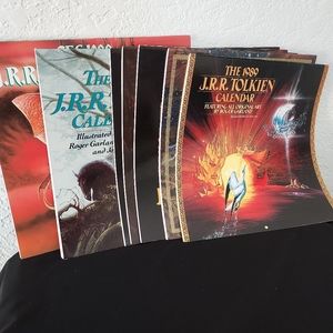 7 Vintage Tolkien Calenders